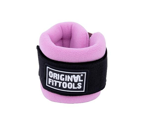 Купить Ремень для тренировки мышц бедра и ягодиц регулируемый Original FitTools (F0-кольцо) фиолетовый в Москве