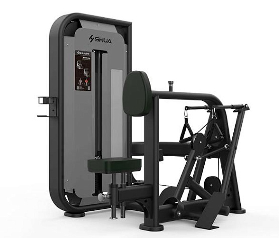 Грузоблочный тренажер на верхнюю часть тела SHUA Seated rowing SH-G6803A Гребная тяга задние дельты