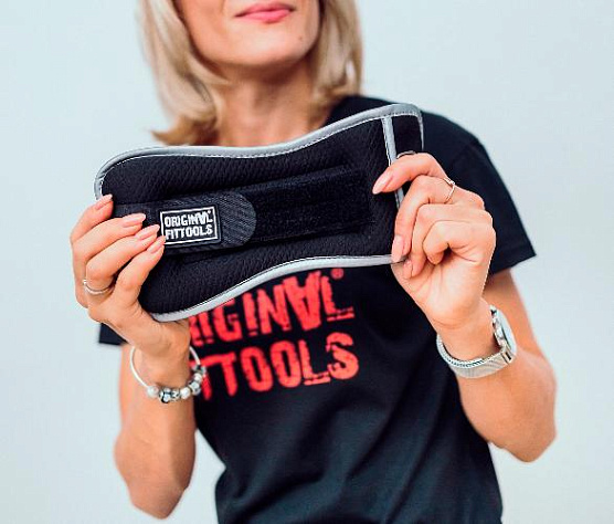 Утяжелители Original FitTools 1 кг (пара) черные фото5