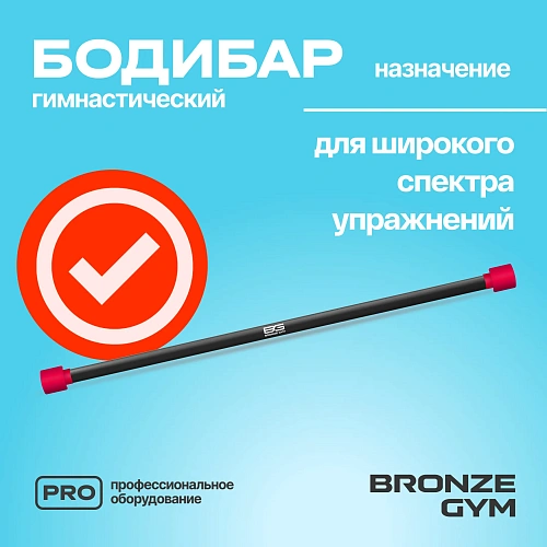 Гимнастическая палка бодибар Bronze Gym, 4 кг
