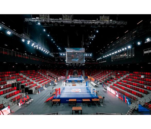 Ринг боксерский соревновательный Targex на помосте 1 м 800х800х100