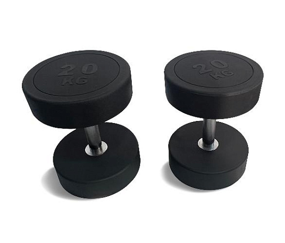 Гантель круглая обрезиненная Unix Fit PRO 20 кг / шт.