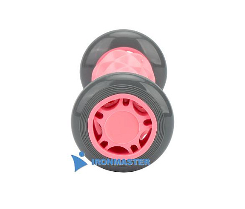 Роликовый массажер Original FitTools розовый