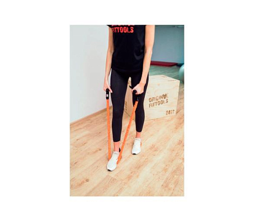 Эспандер в защитном кожухе Original FitTools 120 см LIGHT