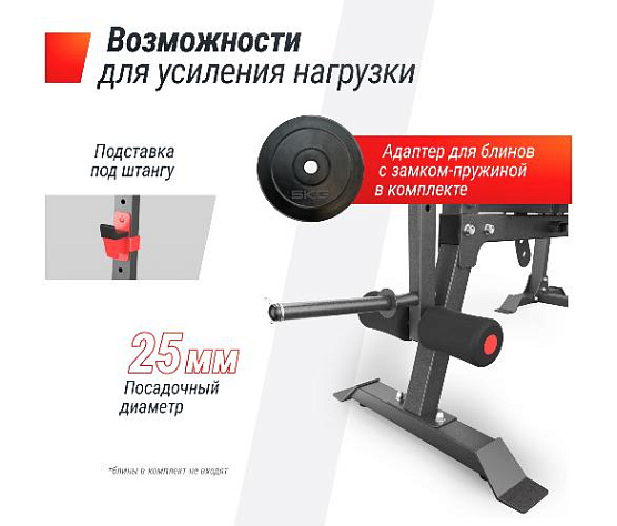 Силовая скамья со стойками Unix Fit BENCH 130DD фото6
