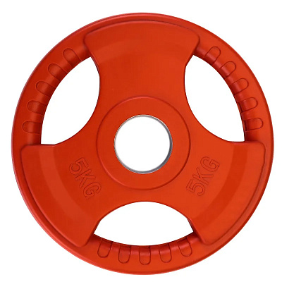 Диск олимпийский 5 кг Multicolor Edition KRAFT Fitness