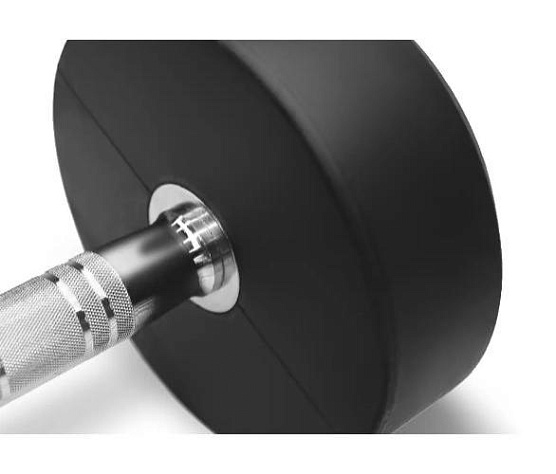 Комплект обрезиненных гантелей Hasttings HD51D2A-2,5-25 10 пар от 2,5 до 25 кг фото2