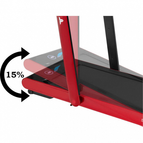 Беговая дорожка Titanium Slimtech S60 (красная) фото5