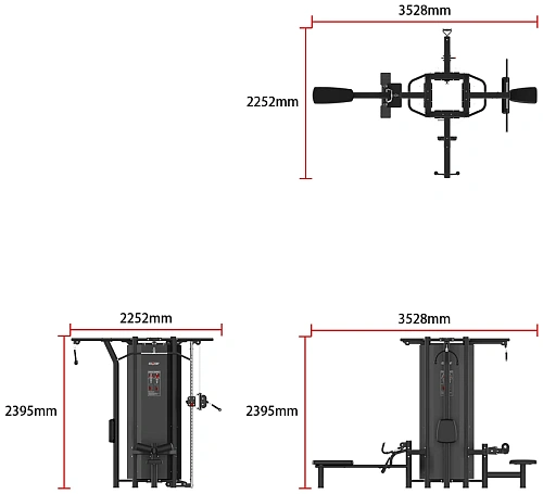 4-х стековая мультистанция Smith Fitness Excellence RE8023