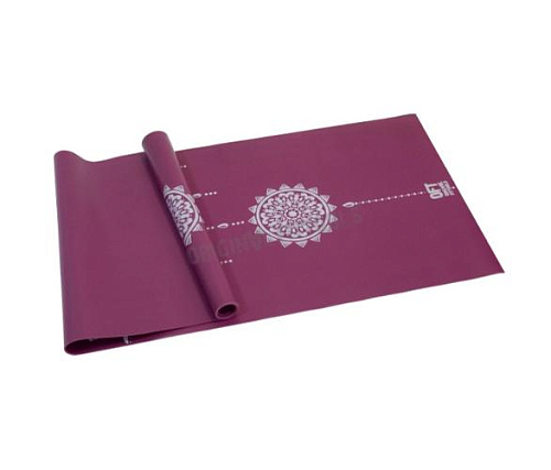 Коврик для йоги Original FitTools 2,5 мм пурпурный в сумке с ремешком