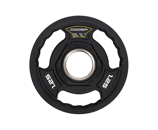 Диск олимпийский полиуретановый 3-х хватовый Hasttings 1,25 кг