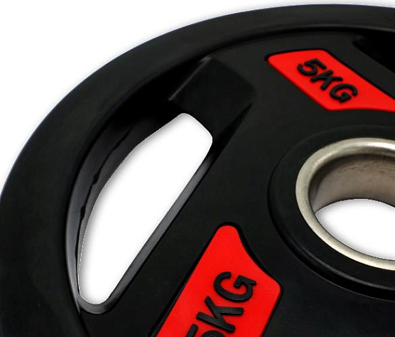 Диск обрезиненный с хватом Unix Fit PRO 5 кг, 51 мм фото2