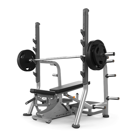 Скамья олимпийская трёхпозиционная Matrix Fitness Magnum MG-C895 фото1