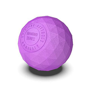 Купить Original FitTools Набор из двух массажных мячей с кистевым эспандером пурпурный в Москве