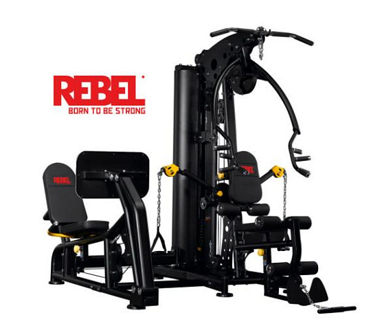 Мультистанция Rebel Fitness G9LP RHG09LP Многофункциональный тренажер с жимом ногами 
