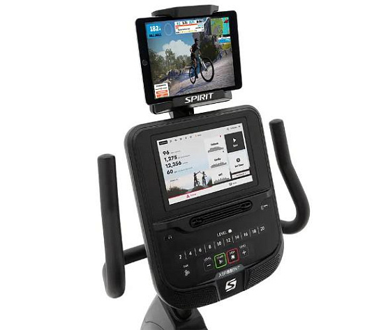 Велотренажер горизонтальный Spirit Fitness XBR55ENT черный фото1