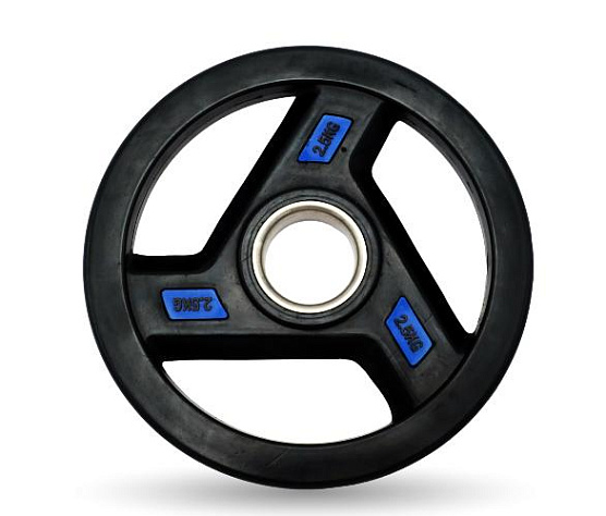 Диск обрезиненный с хватом Unix Fit PRO 2,5 кг, 51 мм