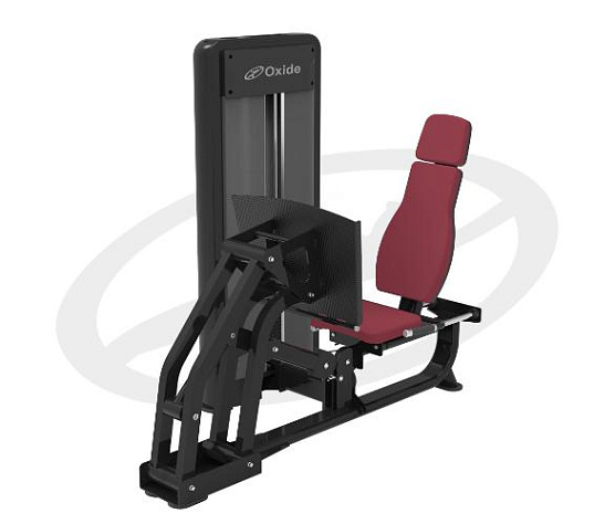 Грузоблочный тренажер на нижнюю часть тела Oxide Fitness D011 жим ногами / икроножные сидя