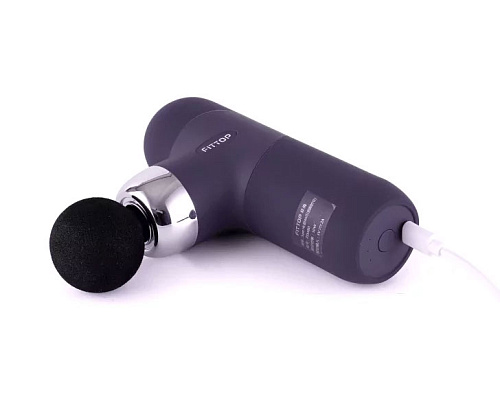 Перкуссионный массажер Fittop SuperHit Mini II синий