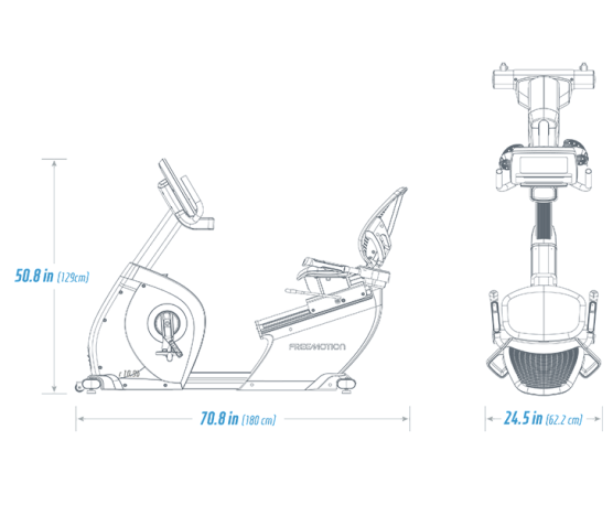 Горизонтальный тренажер Freemotion Fitness r10.9b фото4
