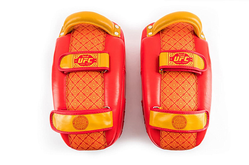 Пэды для тайского бокса UFC True Thai, красные