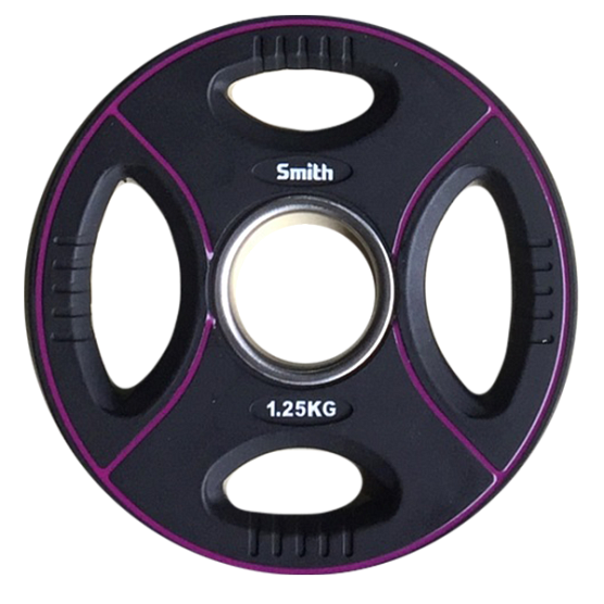 Диск для штанги полиуретановый Smith Fitness Excellence 1,25 кг