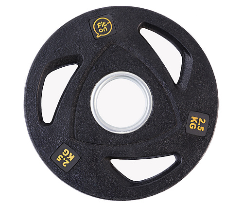 Купить Диск обрезиненный Fiton черный 2,5 кг в Москве