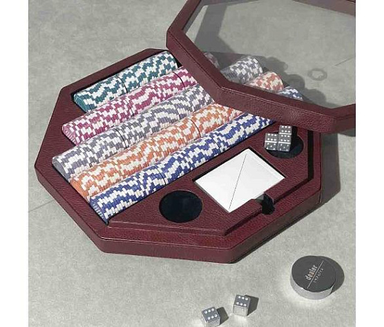 Профессиональный набор для игры в покер Impatia Unootto Poker Game Set фото4