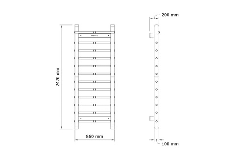 Шведская стенка Pent SCALA BASIC