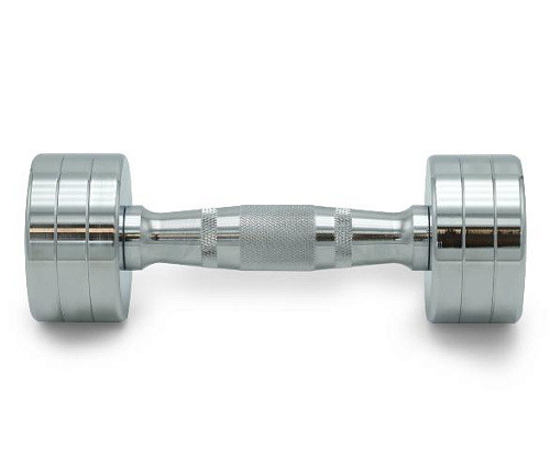 Гантель круглая хромированная Unix Fit PRO 2 кг / шт.