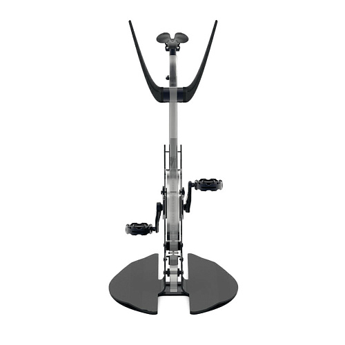 Велотренажер вертикальный Ciclotte Teckell серебристый