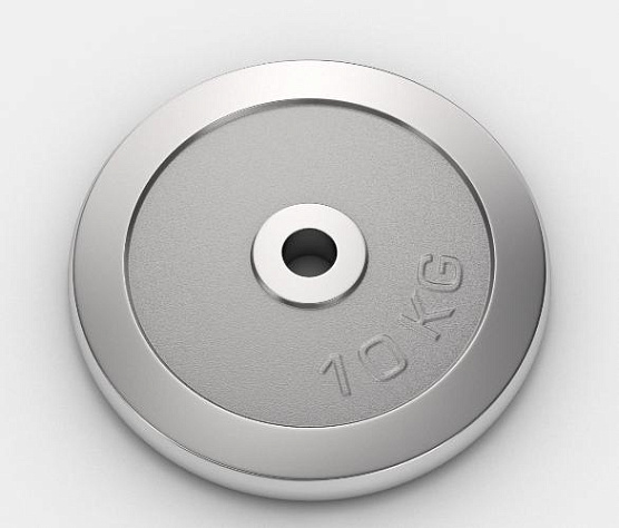 Диск хромированный Unix Fit 10 кг / 25 мм