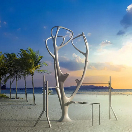 Уличный комплекс для тренировок MyTree MyEquilibria Zen Tree фото2