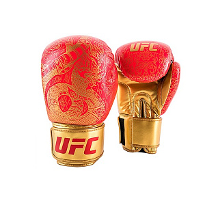 Купить UFC Перчатки для бокса PRO Thai Naga 14 Oz - красные в Москве