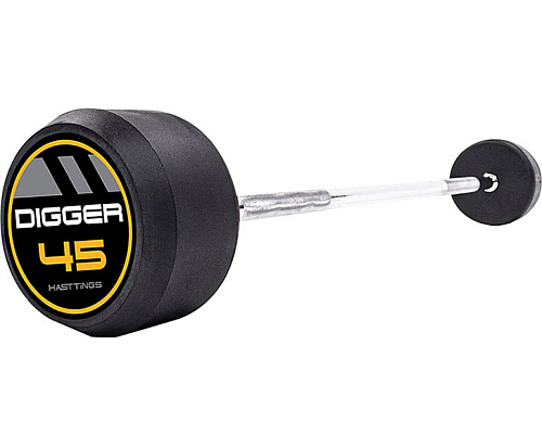 Купить Комплект прямых фиксированных обрезиненных штанг Hasttings 5 шт от 25 до 45 кг в Москве