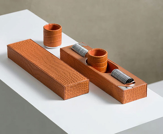 Набор для игры в нарды Impatia Backgammon Precious Leather Collection фото1