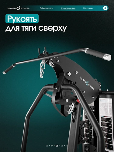 Силовой комплекс полукоммерческий Oxygen Fitness Iron