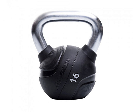 Гиря обрезиненная Life Fitness 16 кг