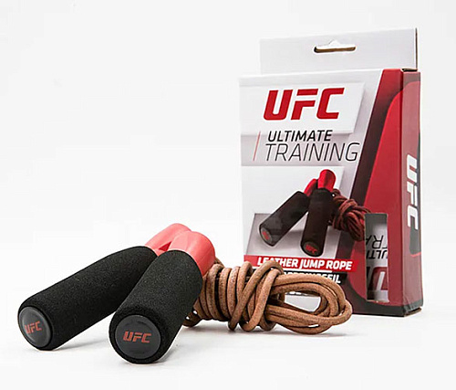 Скакалка кожаная UFC