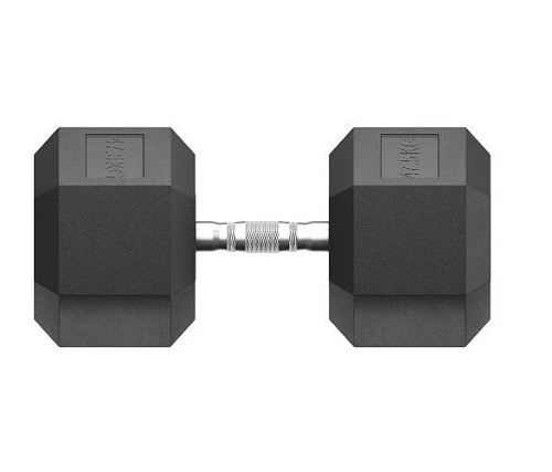 Гантель гексагональная обрезиненная Unix Fit 47,5 кг / шт.