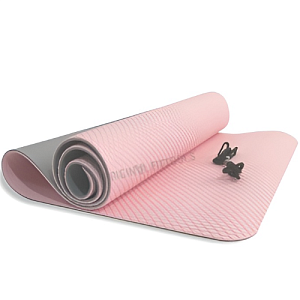 Купить Original FitTools Коврик для йоги 6 мм TPE розовый в Москве