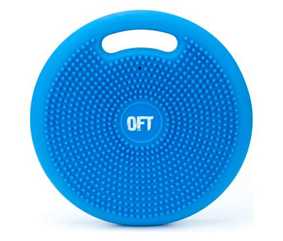 Подушка массажно-балансировочная с ручкой Original FitTools синяя