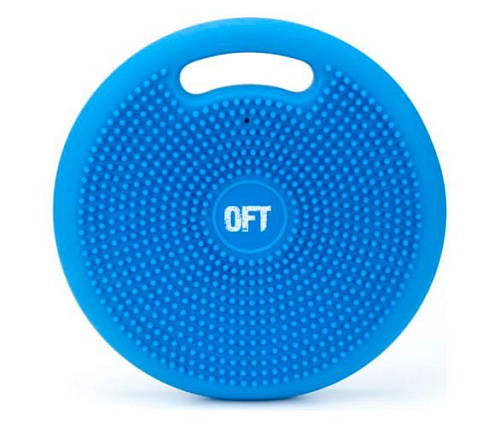 Купить Подушка массажно-балансировочная с ручкой Original FitTools синяя в Москве