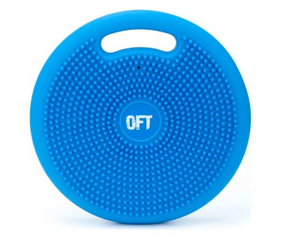 Подушка массажно-балансировочная с ручкой Original FitTools синяя