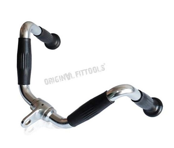 Рукоятка для тяги на трицепс и тяги к животу Original FitTools (средний параллельный хват)