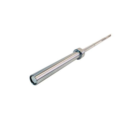 Гриф олимпийский прямой Rebel Fitness 86 с упорными подшипниками нагрузка до 456 кг фото1