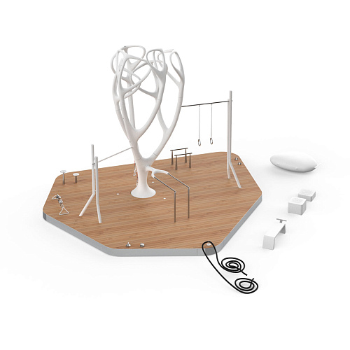 Уличный комплекс для тренировок MyTree MyEquilibria Compact Tree Купить Уличный комплекс для тренировок MyTree MyEquilibria Compact Tree в Москве
