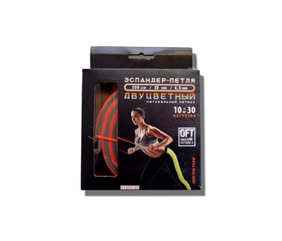 Эспандер-петля двуцветный Original FitTools 10-30 кг фото1
