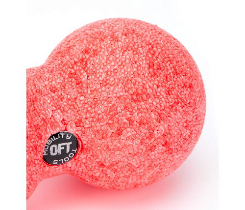 Шар массажный сдвоенный Original FitTools 12 х 6 см розовый