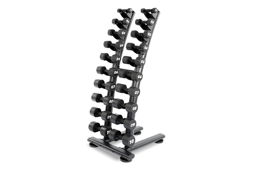 Стойка для хромированных гантелей двойная Hasttings Digger HD71D1K